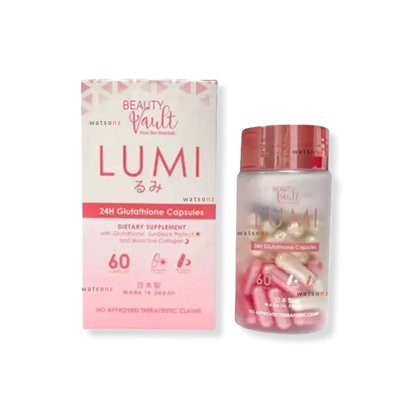 Beauty Vault Lumi Glutathione Whitening Capsules