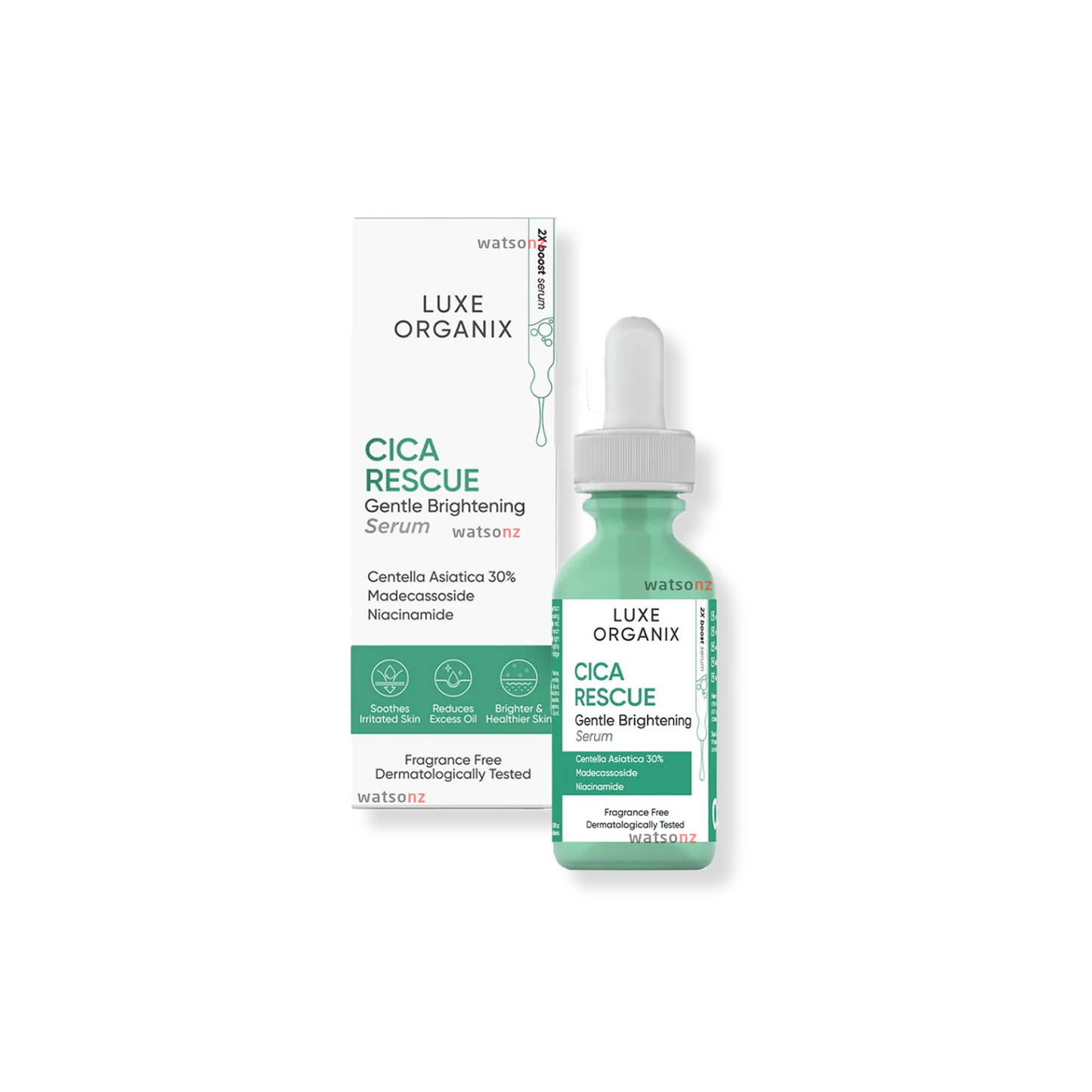Luxe Organix Cica Rescue Gentle Brightening Serum