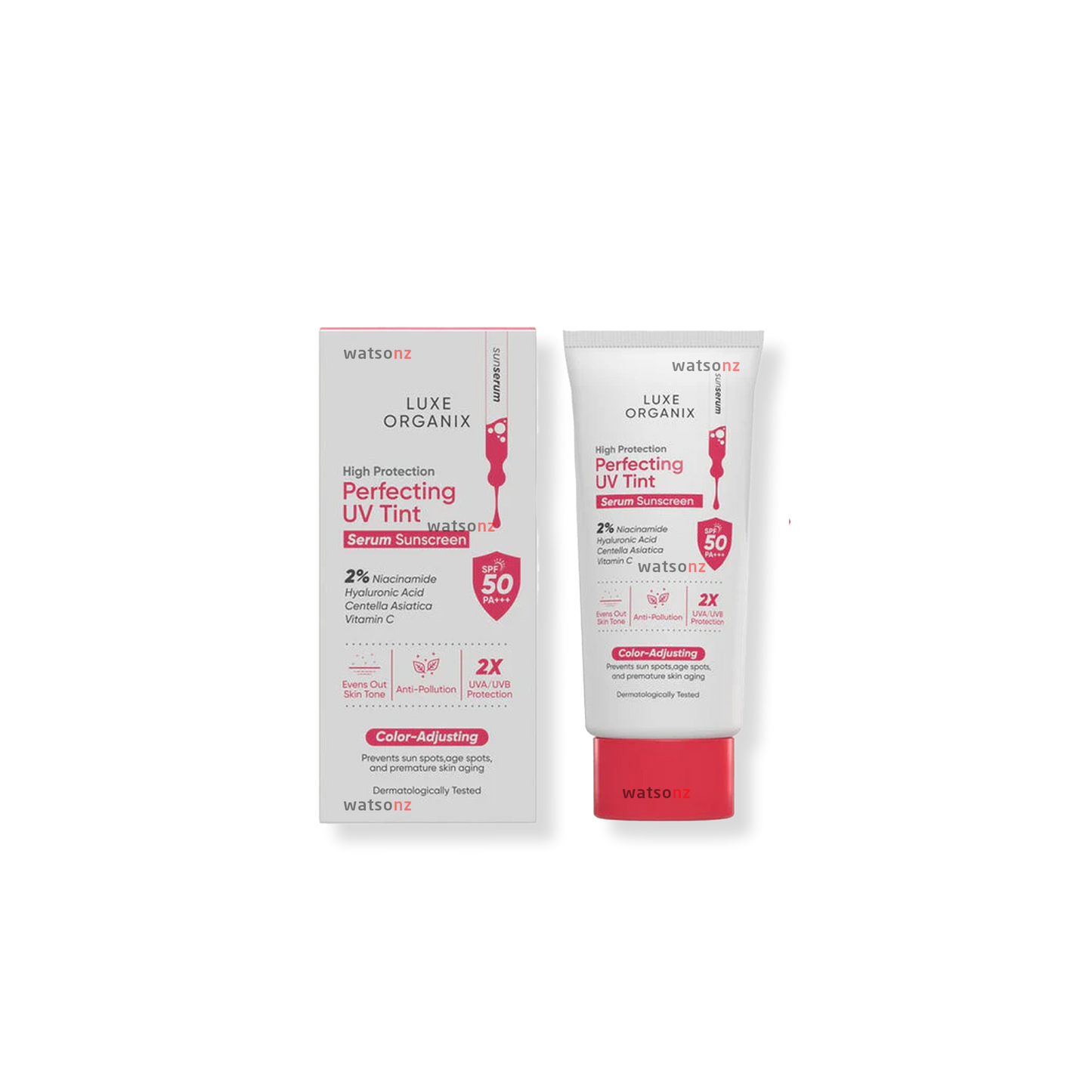 Luxe Organix High Protection Perfecting UV Tint Serum Sunscreen