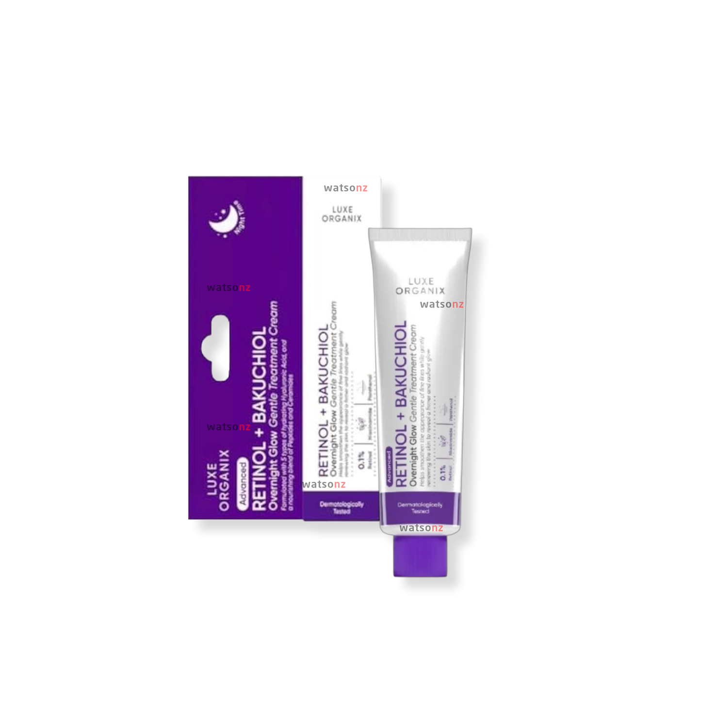 Luxe Organix Retinol + Bakuchiol Gentle Glow Treatment Cream