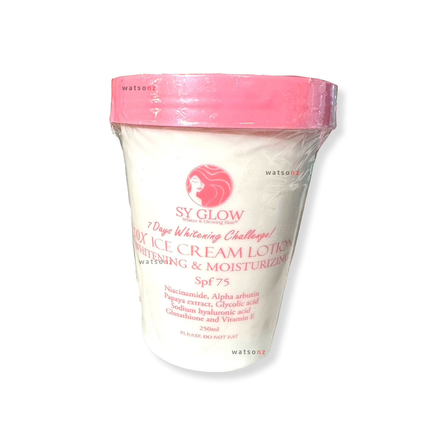 SY Glow 10x Whitening Ice Cream Lotion