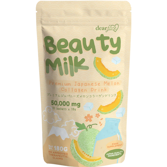 Dear Face Beauty Milk  Melon Collagen Drink