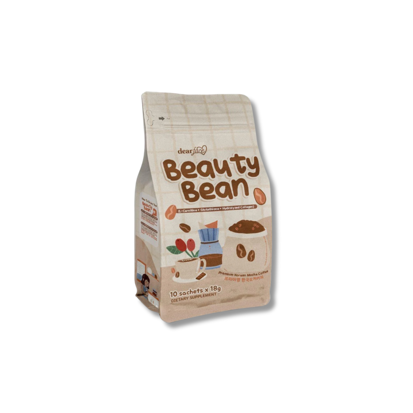 Dear Face Beauty Bean Coffee Collagen Drink