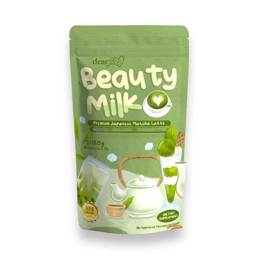 Dear Face Beauty Milk Matcha Collagen Drink
