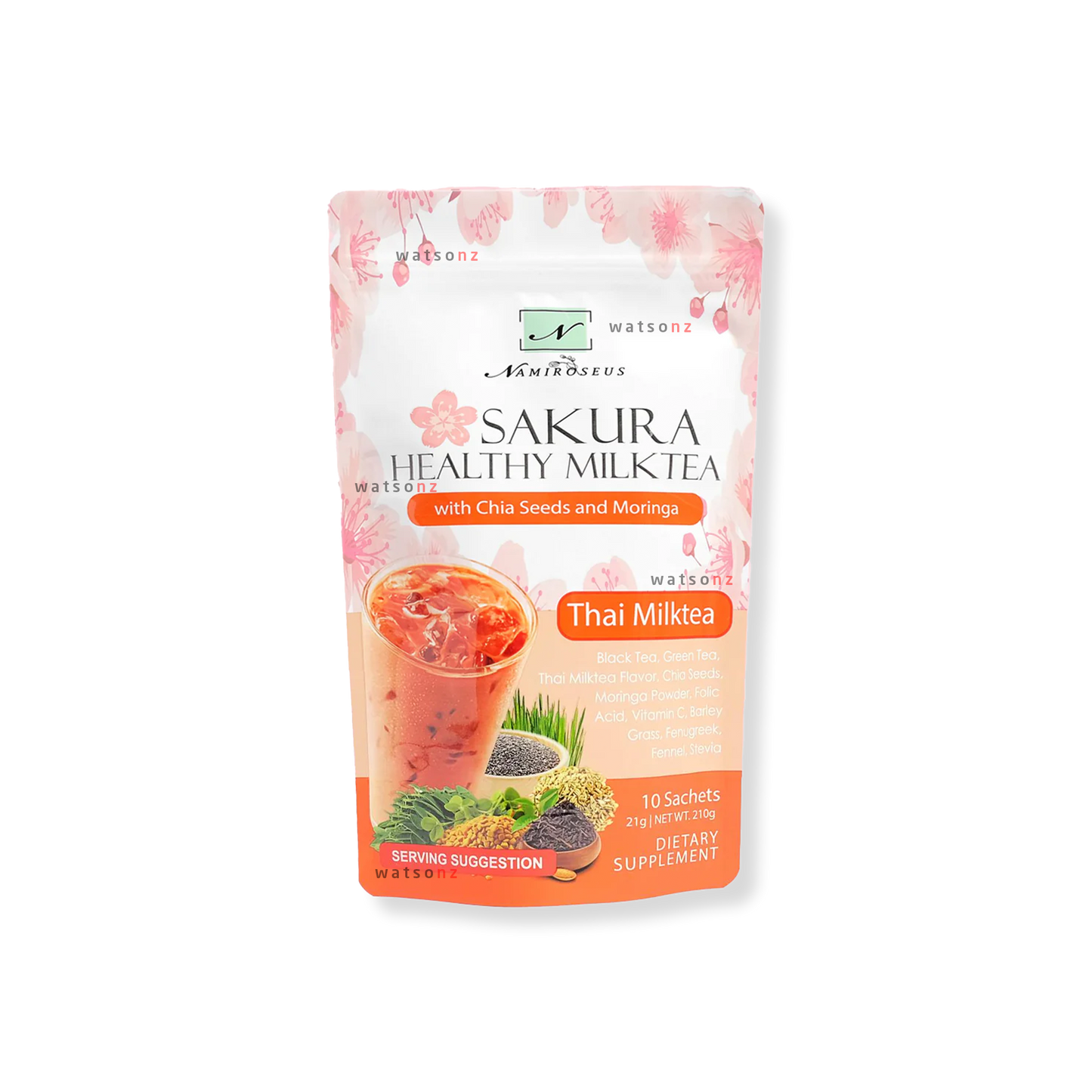 Namiroseus Sakura Healthy Thai Milk Tea