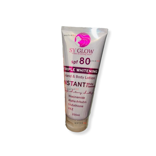 SY Glow Triple Whitening Hand and Body Lotion SPF80